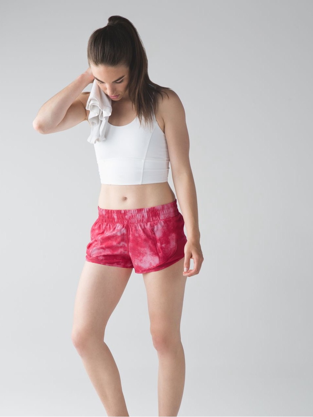 Lululemon Beat the Heat Running/Athletic Shorts Tidal Trip Boom Juice Size 8